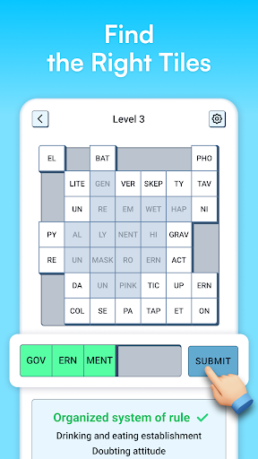 Syllatiles - Word Puzzle Game ekran görüntüsü