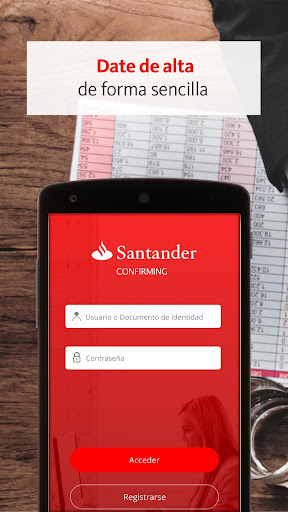 Confirming Santander ekran görüntüsü