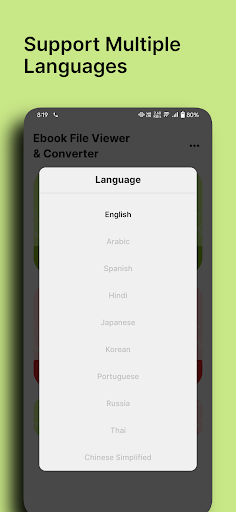 Ebook File Viewer & Converter ekran görüntüsü
