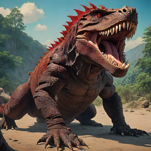 Mutant Reptile Komodo Dragon