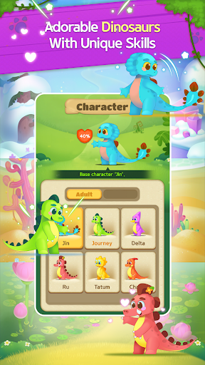 Bubble pop shooter dinosaur ekran görüntüsü
