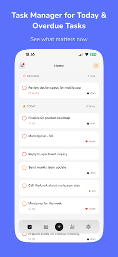 FocusGTD: Power Task Manager ekran görüntüsü