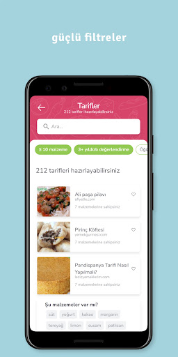 SuperCook -Tarif Eşleştirici ekran görüntüsü
