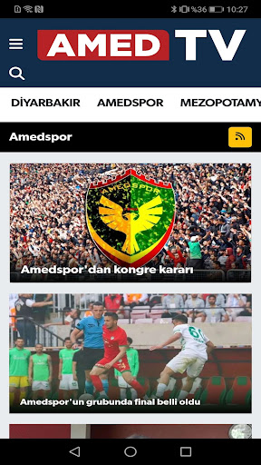 Amed TV ekran görüntüsü