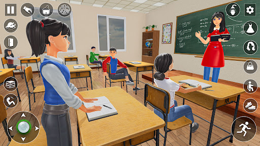 School Teacher Game School Day ekran görüntüsü