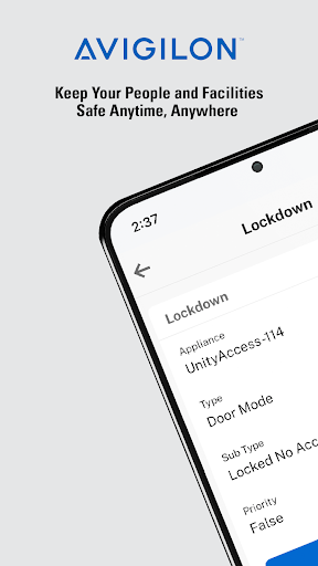 Avigilon Unity Access ekran görüntüsü