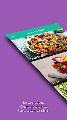 Salad Recipes - Grocery Lists  ekran görüntüsü