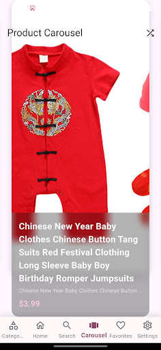 baby clothes ekran görüntüsü
