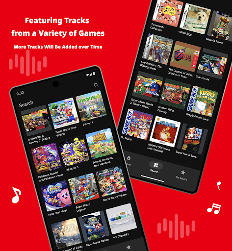Nintendo Music ekran görüntüsü