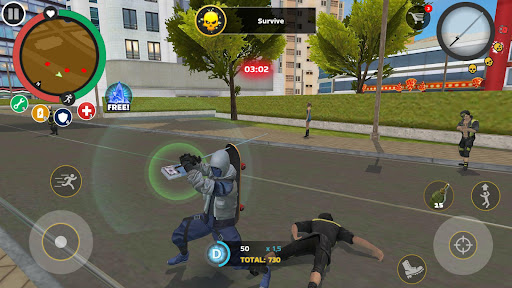 Rope Hero: Mafia City Wars ekran görüntüsü