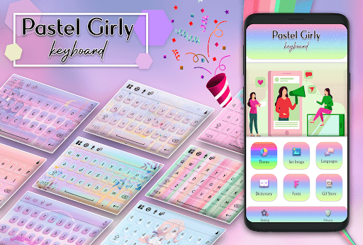 Pastel Girly Keyboard ekran görüntüsü