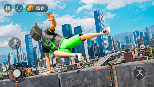 Going Up Parkour Rooftop Jump ekran görüntüsü