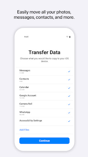 iOS'e Taşı ekran görüntüsü