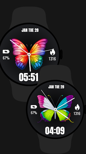 Butterfly WatchFace ekran görüntüsü