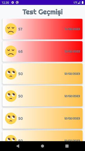 Depresyon Testi ekran görüntüsü
