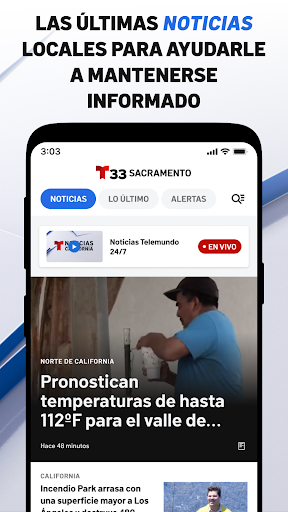 Telemundo 33: Sacramento ekran görüntüsü