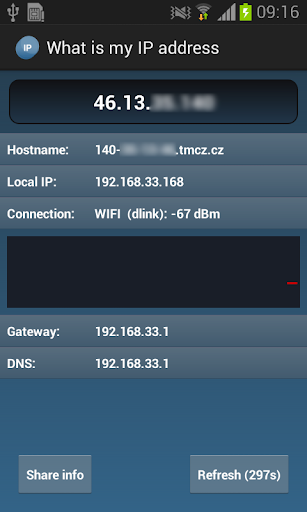 What is my IP address ekran görüntüsü