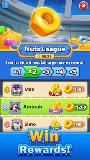 Nuts Factory: Sort Puzzle ekran görüntüsü
