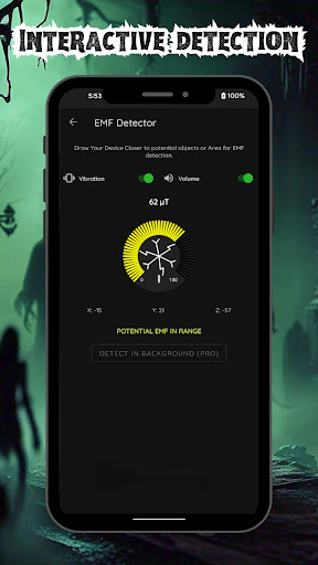 EMF Detector - Ghost detector ekran görüntüsü