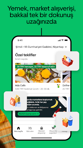Uber Eats: Yemek & Market ekran görüntüsü