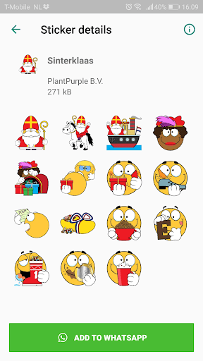 Emojidom Noel, Yeni Yıl etiket ekran görüntüsü