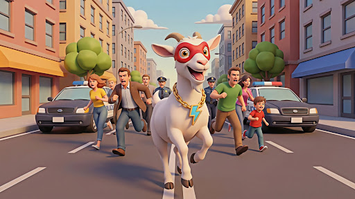 I Am Goat Sim : Funny Animal ekran görüntüsü