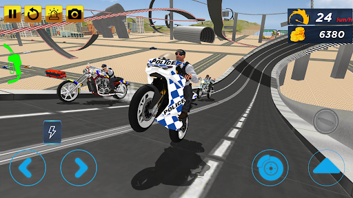 Police Stunt Bike Simulator ekran görüntüsü