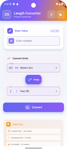 Length Converter ekran görüntüsü