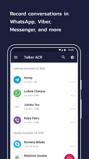 Görüşme Kaydedici - Talker ACR ekran görüntüsü