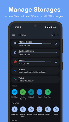 AnExplorer X File Explorer ekran görüntüsü