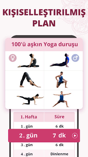 Kilo Kaybı İçin Yoga, Asana ekran görüntüsü