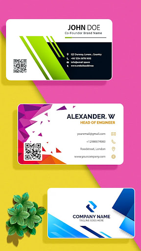 Business Card Maker ekran görüntüsü