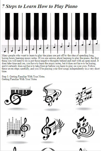How to Play Piano for Beginner ekran görüntüsü