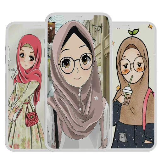 HD Hijab Cartoon Wallpaper