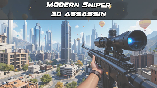Modern Sniper 3d Assassin ekran görüntüsü