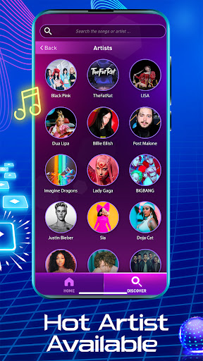 Tiles Hop Piyano Müzik Oyunu ekran görüntüsü