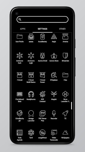 Arcticons - Line Icon Pack ekran görüntüsü