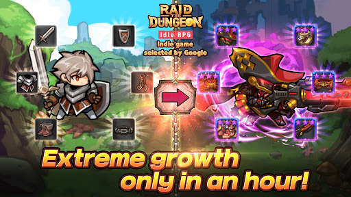 Raid the Dungeon : Idle RPG ekran görüntüsü
