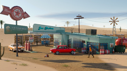 Gas Station Junkyard Sim 3D ekran görüntüsü