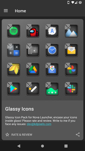 Glassy Icon Pack ekran görüntüsü
