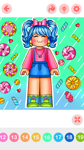 Blox World Coloring Book ekran görüntüsü