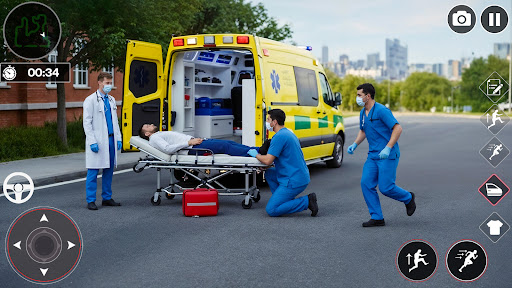 Ambulans Kurtarma 3D Oyunlar ekran görüntüsü