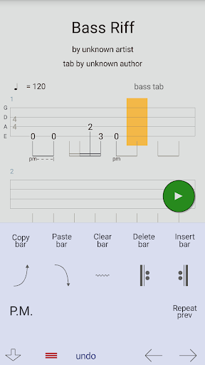 Guitar Tabs X - gitar tabları ekran görüntüsü