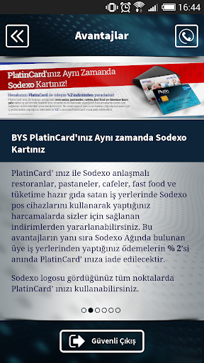 BYS PlatinCard ekran görüntüsü