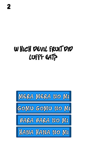 One Piece Quiz ekran görüntüsü
