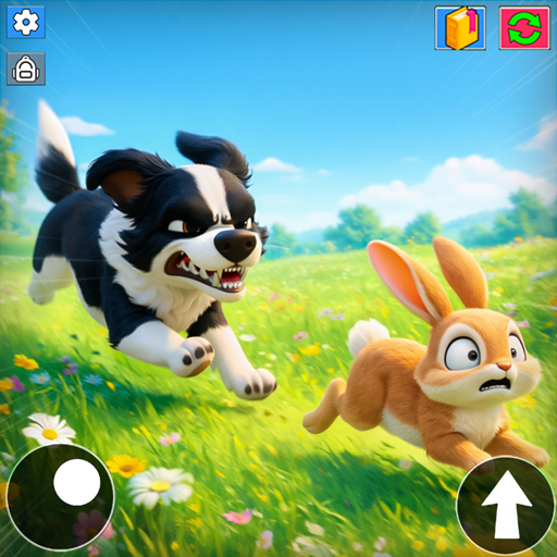 Rabbit Escape Dog Chase Game