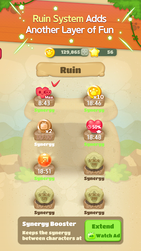 Bubble pop shooter dinosaur ekran görüntüsü