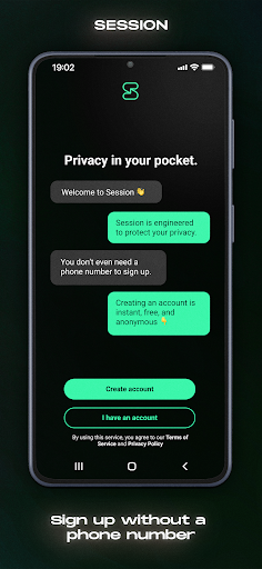Session - Private Messenger ekran görüntüsü