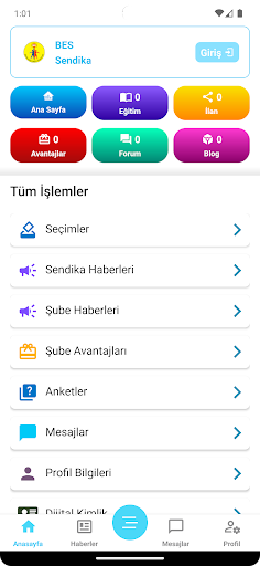 Büro Emekçileri Sendikası ekran görüntüsü