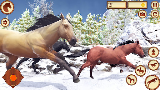 Virtual Wild Horse Family Sim ekran görüntüsü